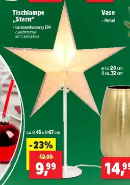 Thomas Philipps Tischlampe ,,Stern" Angebot