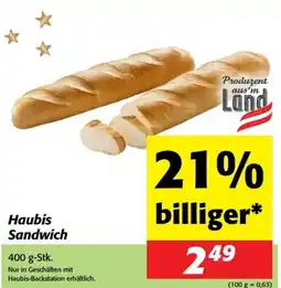 Nah&Frisch Haubis Sandwich Angebot