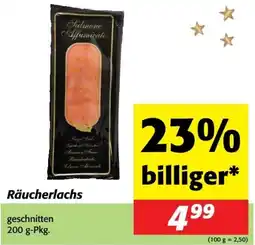 Nah&Frisch Räucherlachs Angebot