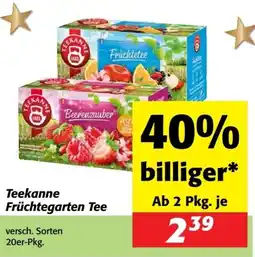 Nah&Frisch Teekanne Früchtegarten Tee Angebot