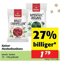 Nah&Frisch Kaiser Hustenbonbons Angebot