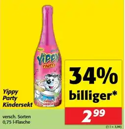 Nah&Frisch Yippy Party Kindersekt Angebot