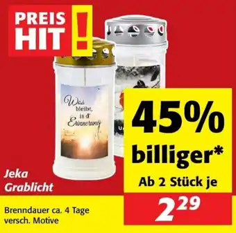 Nah&Frisch Jeka Grablicht Angebot