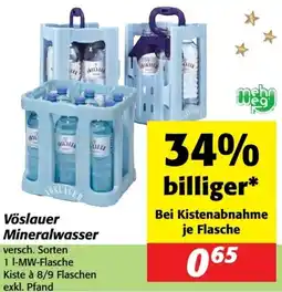 Nah&Frisch Vöslauer Mineralwasser Angebot
