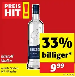 Nah&Frisch Eristoff Vodka Angebot