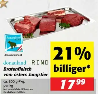 Nah&Frisch Bratenfleisch vom österr. Jungstier Angebot