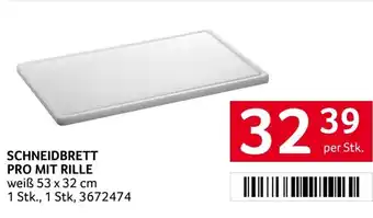 Transgourmet Schneidbrett pro mit rille Angebot