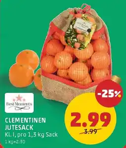 PENNY Clementinen jutesack jutesack Angebot