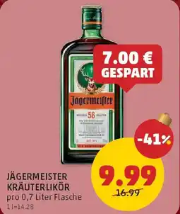 PENNY Jägermeister kräuterlikör Angebot