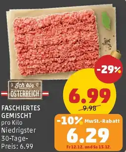 PENNY Faschiertes gemischt Angebot