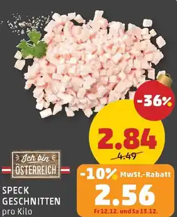 PENNY Speck Geschnitten Angebot