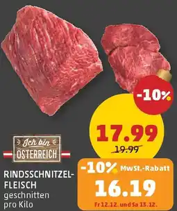 PENNY Rindsschnitzelfleisch Angebot
