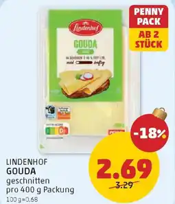PENNY Lindenhof gouda geschnitten Angebot