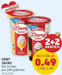 PENNY Sahne div. Sorten Penny Angebot