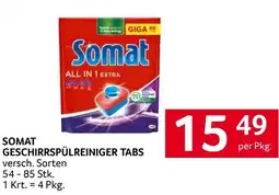 Transgourmet Somat geschirrspülreiniger tabs Angebot