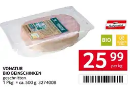 Transgourmet Vonatur bio beinschinken Angebot