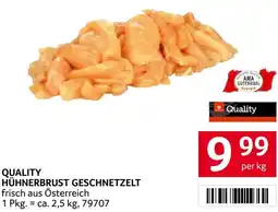Transgourmet Quality hühnerbrust geschnetzelt Angebot