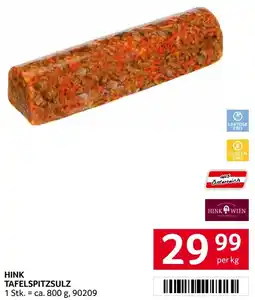 Transgourmet Hink tafelspitzsulz Angebot