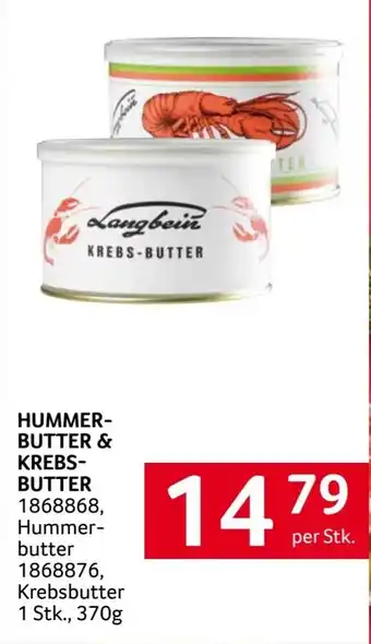 Transgourmet Hummer- butter & krebs- butter Angebot