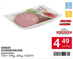 Transgourmet Sorger schwarzwälder Angebot