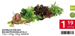 Transgourmet Natürlich für uns bio mix pflücksalat Angebot