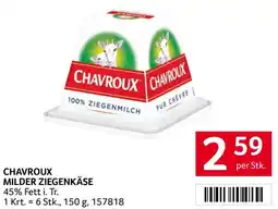 Transgourmet Chavroux milder ziegenkäse Angebot