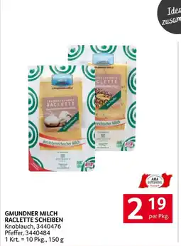 Transgourmet Gmundher milch raclette scheiben Angebot