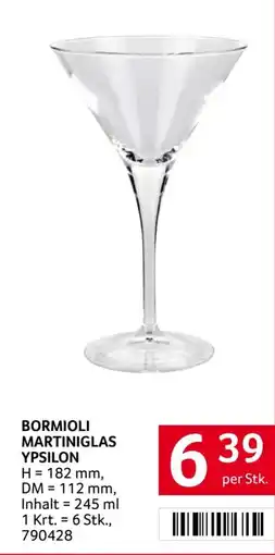 Transgourmet Bormioli martiniglas ypsilon Angebot