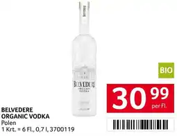 Transgourmet Belvedere organic vodka Angebot
