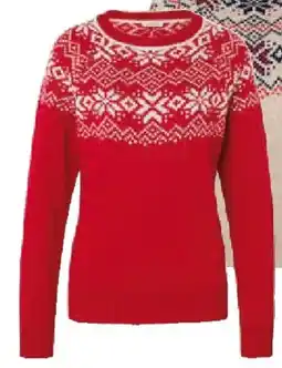 Tchibo Eduscho Norweger-Strickpullover, rot Angebot