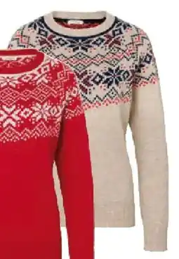 Tchibo Eduscho Norweger-Strickpullover, creme Angebot