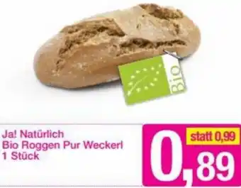 Sutterlüty Ja! Natürlich Bio Roggen Pur Weckerl Angebot