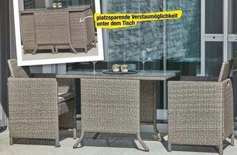 Maximarkt Rattan-Balkonset Rio Angebot