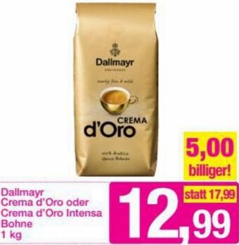 Sutterlüty Dallmayr Crema D'Oro Oder Crema D'Oro Intensa Bohne 1kg Angebot
