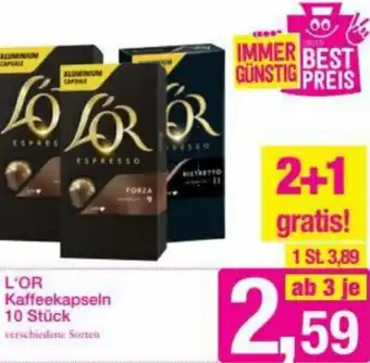 Sutterlüty L'Or Kaffekapseln Angebot