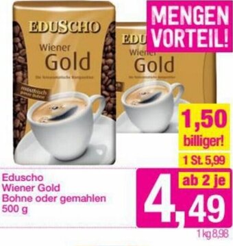 Sutterlüty Eduscho Wiener Gold Bohne Oder Gemahlen 500g Angebot