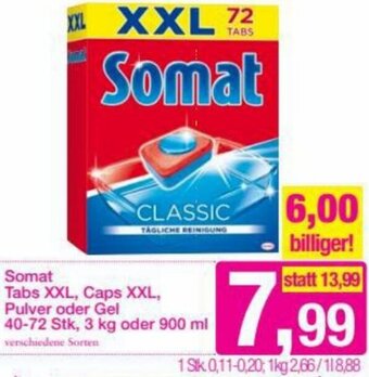 Sutterlüty Somat Tabs XXL, Caps XXL, Pulver Oder Gel Angebot