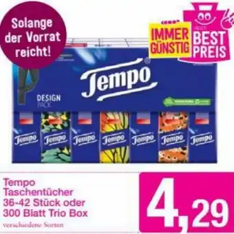 Sutterlüty Tempo Taschentücher Angebot