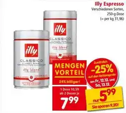Interspar Illy Espresso Angebot
