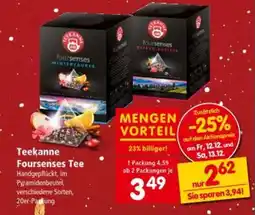 Interspar Teekanne Foursenses Tee Angebot