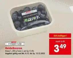 Interspar Heidelbeeren Angebot