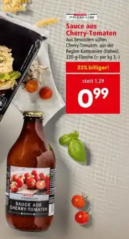 Interspar Sauce aus Cherry-Tomaten Angebot