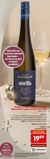 Interspar Dōnabaum Gruner Veltliner Smaragd Wösendorfer Bachsatz Wachau DAC 2023 Angebot