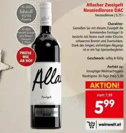 Interspar Allacher Zweigelt Neusiedlersee DAC Angebot