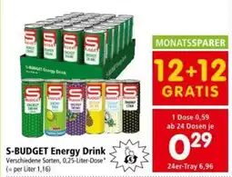 Interspar S-BUDGET Energy Drink Angebot