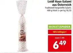 Interspar Loidl Haus-Salami aus Österreich Angebot