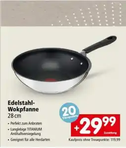 Interspar Edelstahl- Wokpfanne Angebot