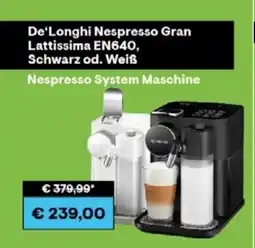 0815 DeLonghi Nespresso Gran Lattissima EN640 Angebot
