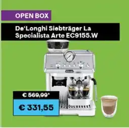 0815 DeLonghi Siebträger La Specialista Arte EC9155.W Angebot
