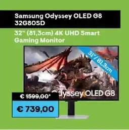0815 Samsung Monitor Odyssey OLED G8 32G80SD Angebot